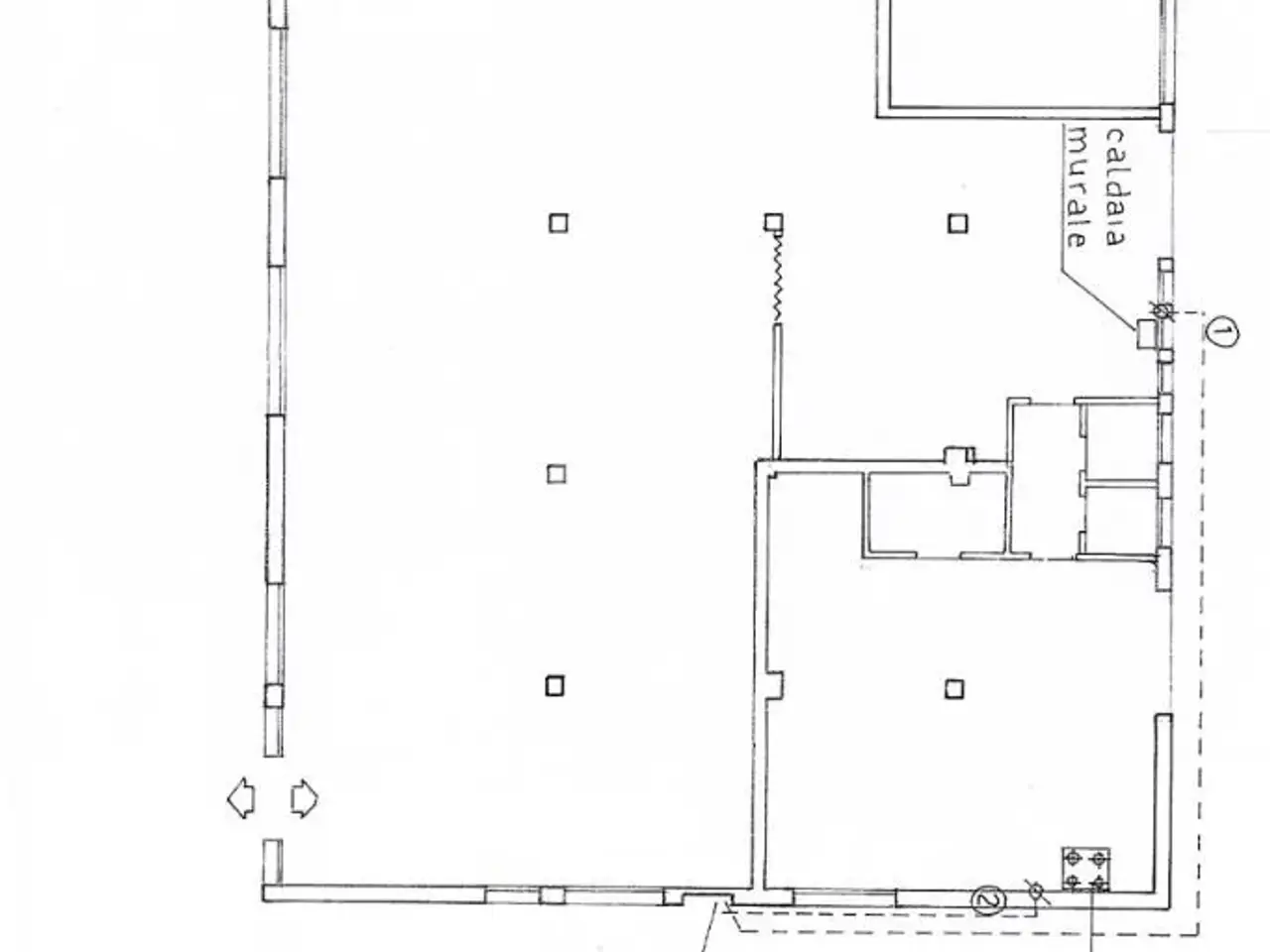 Negozio in Via Chiesa, Castelfranco Emilia, {3} - Planimetria 1