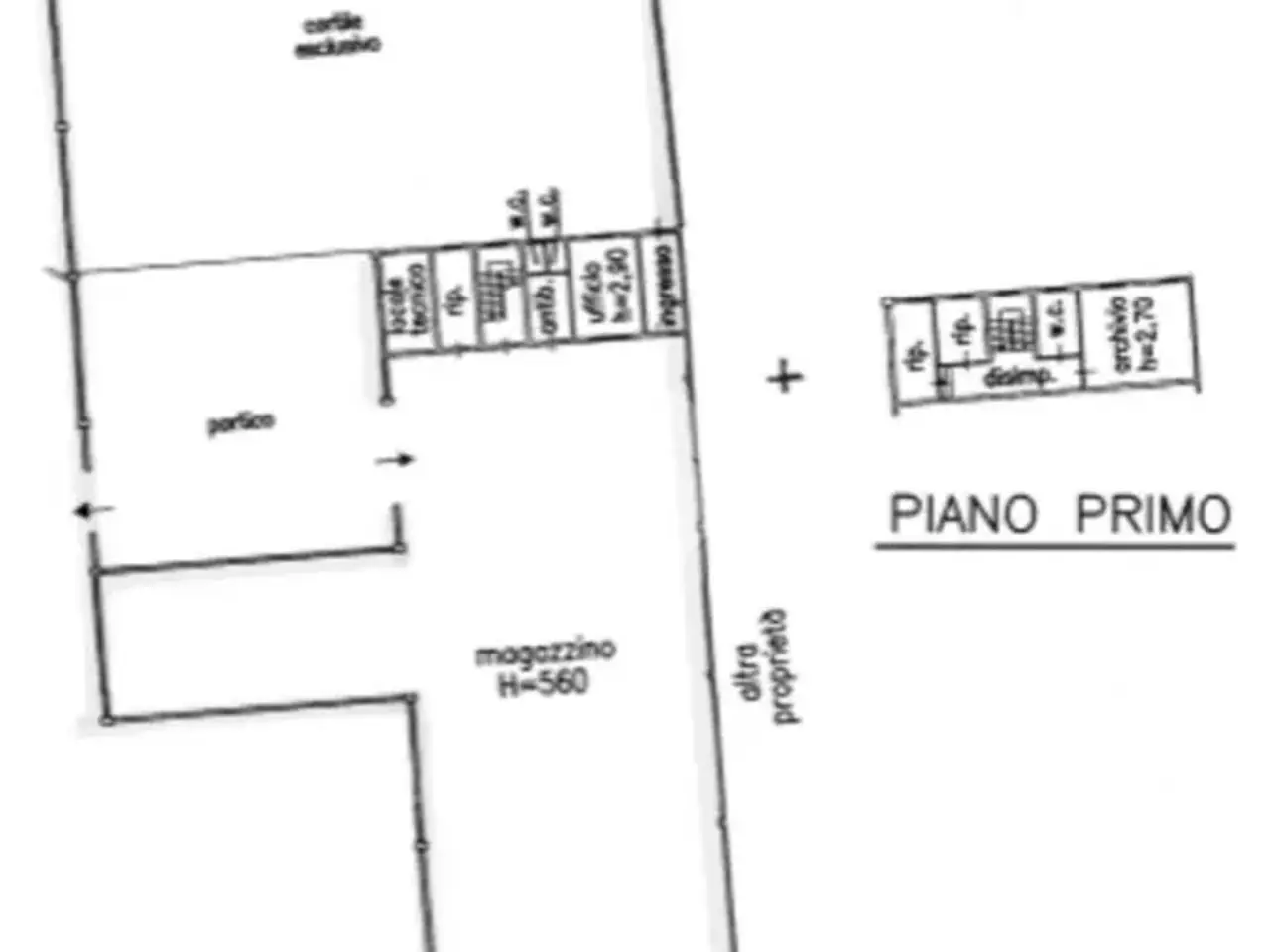 Capannone in Via Gaetano Donizetti 1, Arzago D'Adda, {3} - Planimetria 1