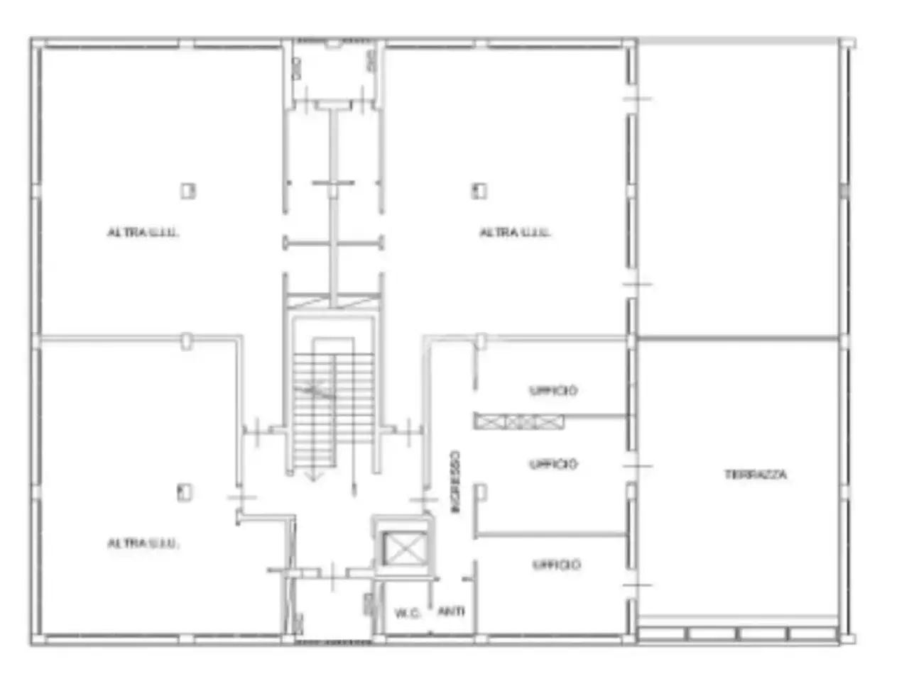 Ufficio in Via Bruno Bottau 4, Castenaso, {3} - Planimetria 1