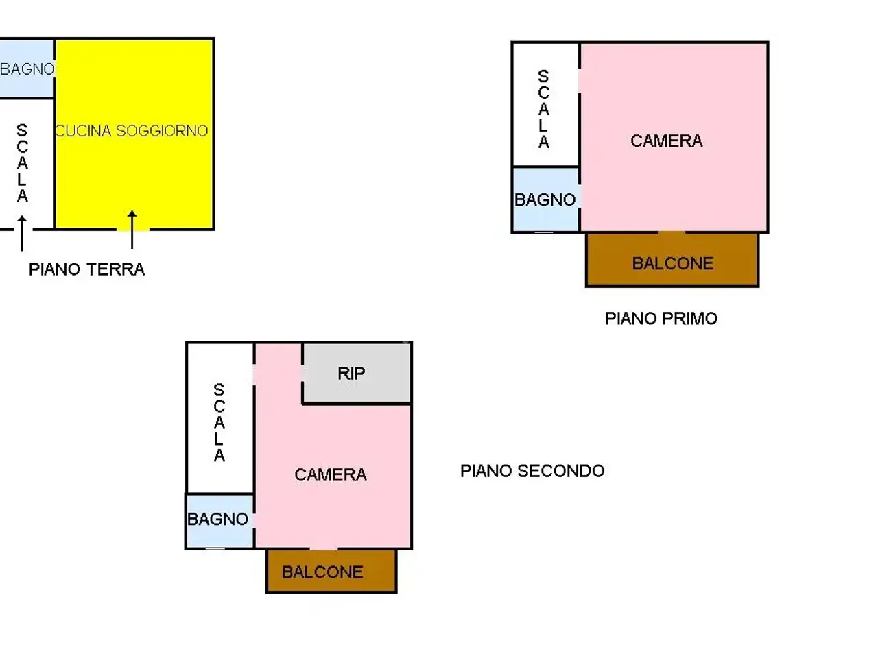 Trilocale in vendita, Via Torriglione 11, Trabia - Planimetria 1