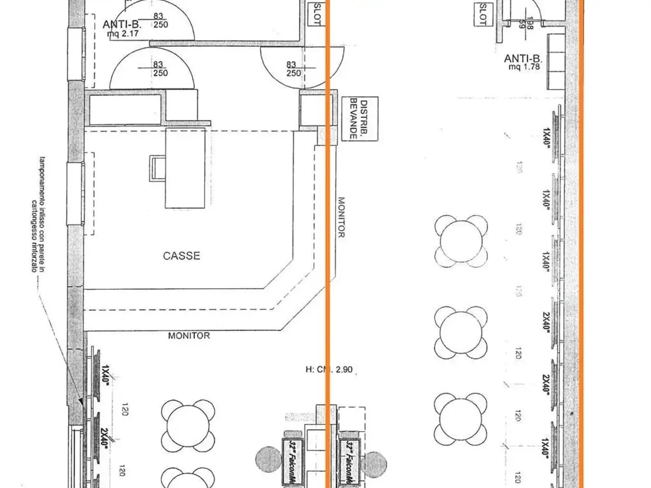 Negozio in , Cesenatico, {3} - Planimetria 1