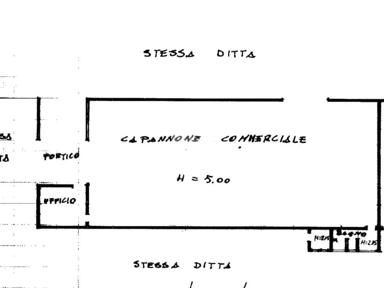 Capannone in Via Pescarola 32, Cassino, {3} - Planimetria 1
