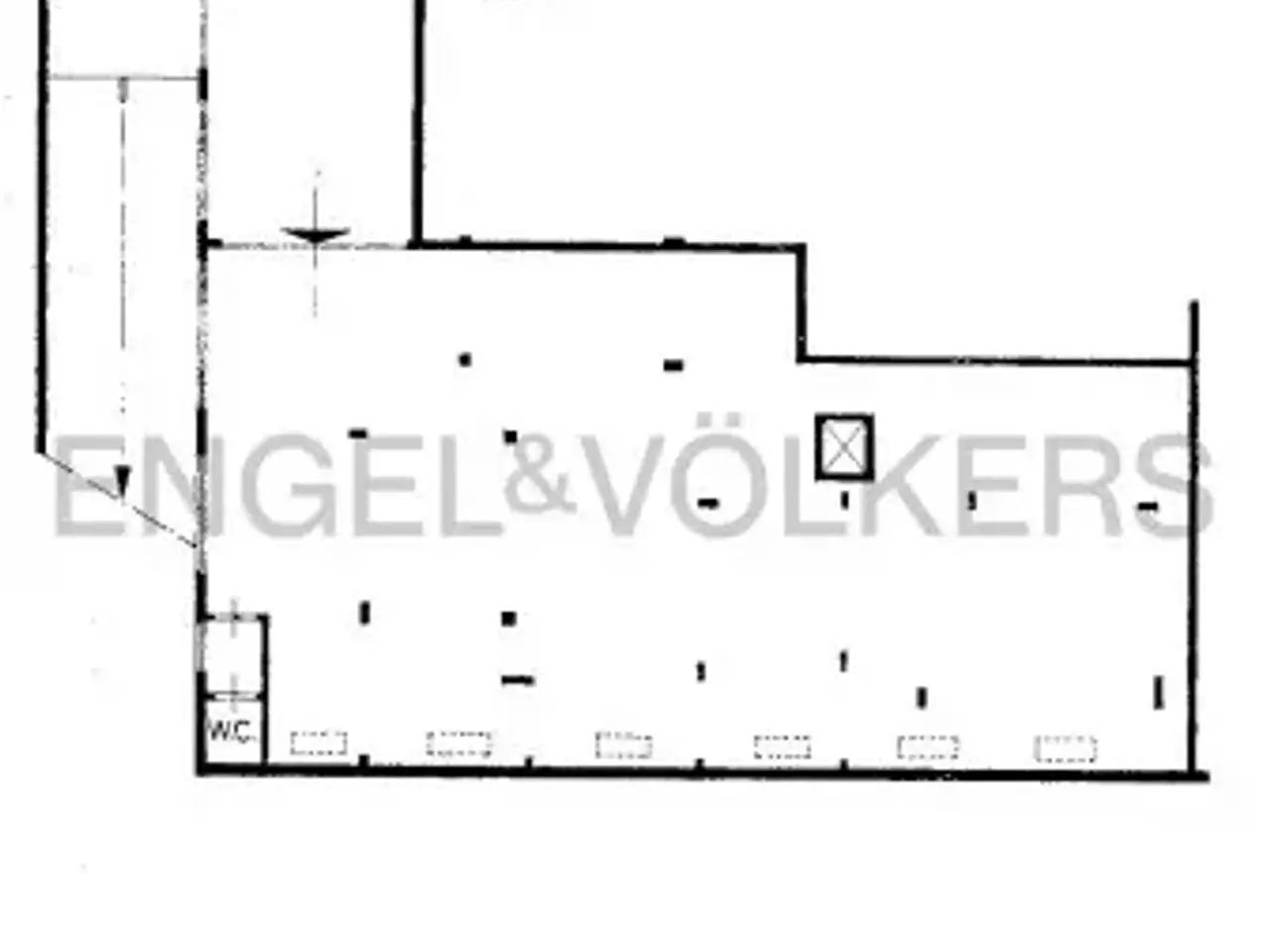 Negozio in Via di Casalotti, Roma, {3} - Planimetria 1
