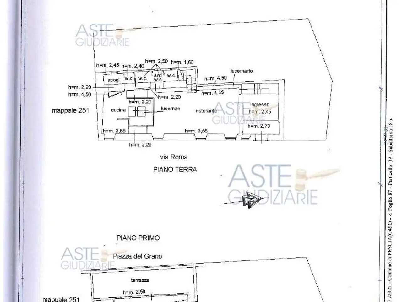 Fabbricato misto in Via Roma, 4, 51017 Pescia Pt, Italia 4, Pescia, {3} - Planimetria 1