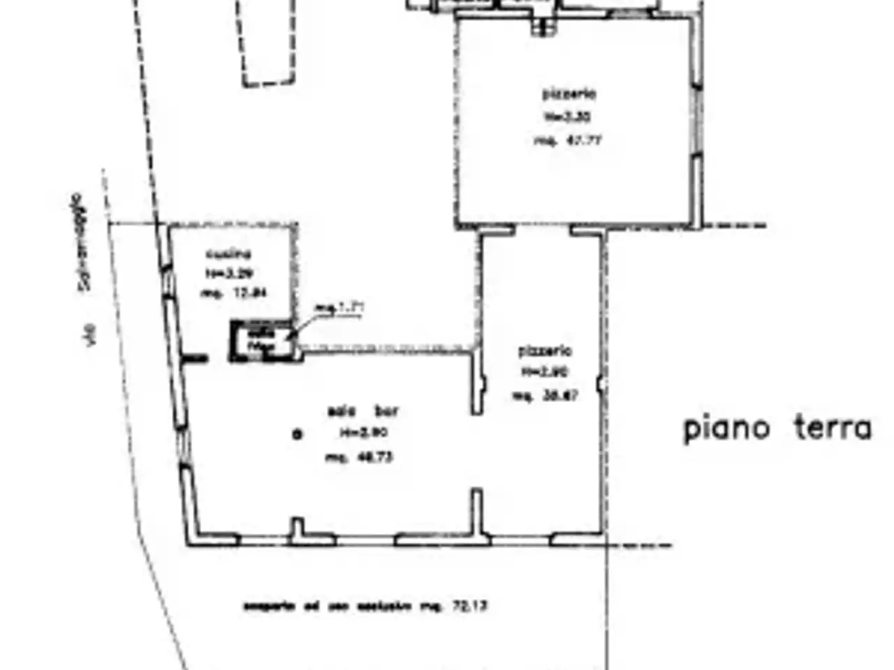 Negozio in Via Ponte Metauro 44, Colli al Metauro, {3} - Planimetria 1