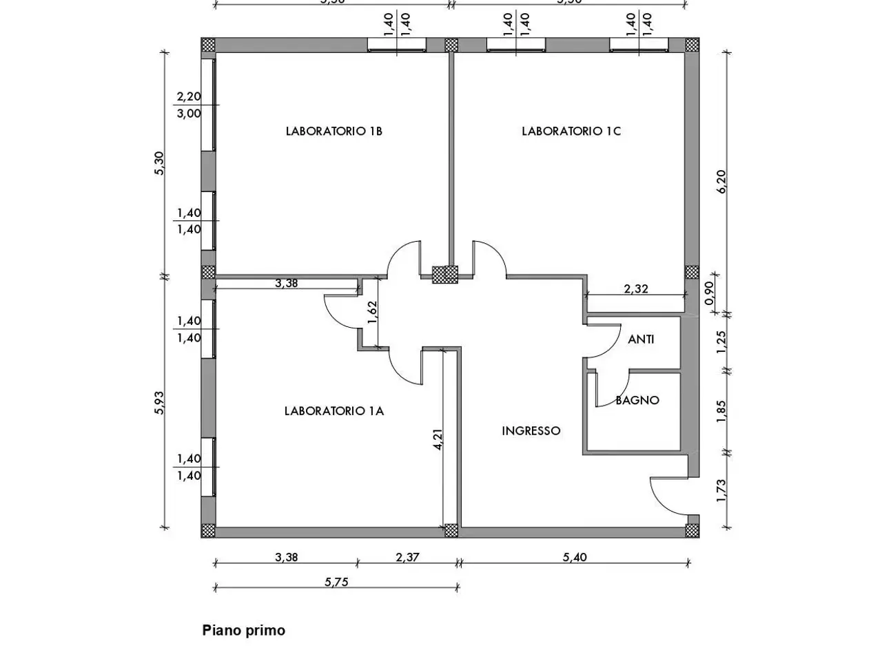 Ufficio in , Modena, {3} - Planimetria 1