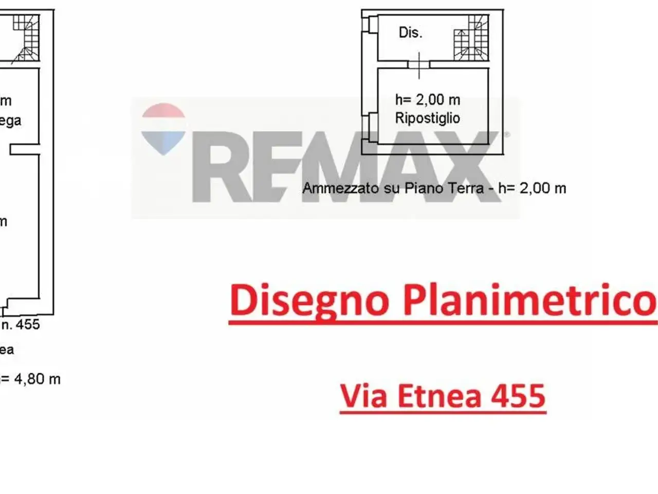 Negozio in Via Etnea 455, Catania, {3} - Planimetria 1