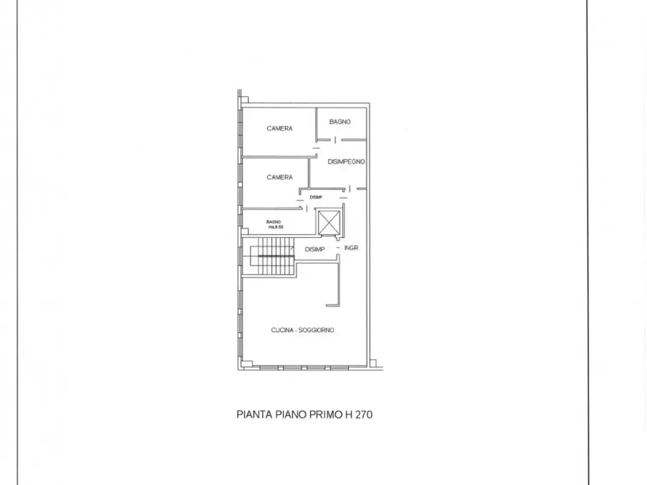 Capannone in Via Alessandro Volta, Veggiano, {3} - Planimetria 1