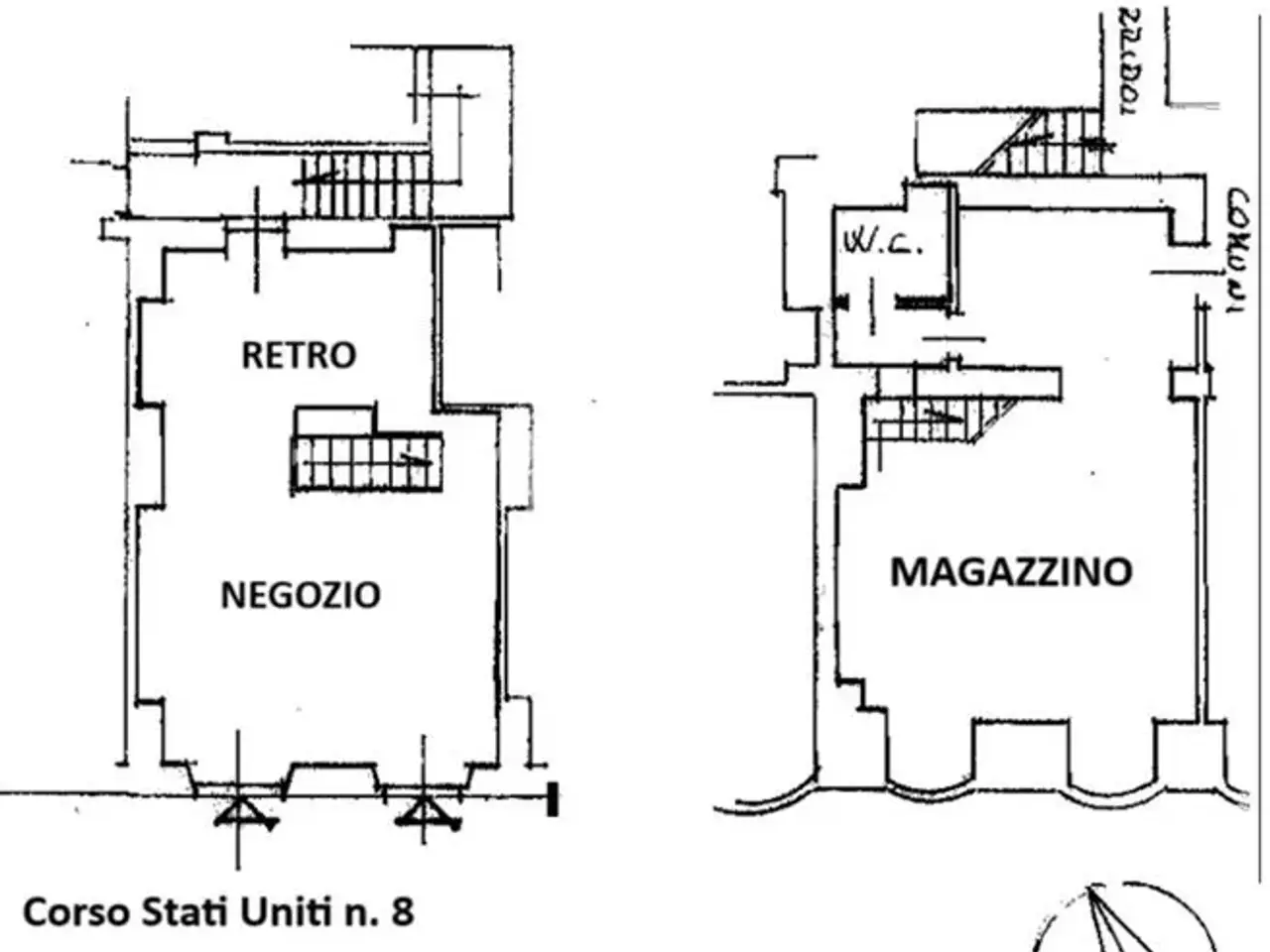Negozio in Corso Stati Uniti 8, Torino, {3} - Planimetria 1