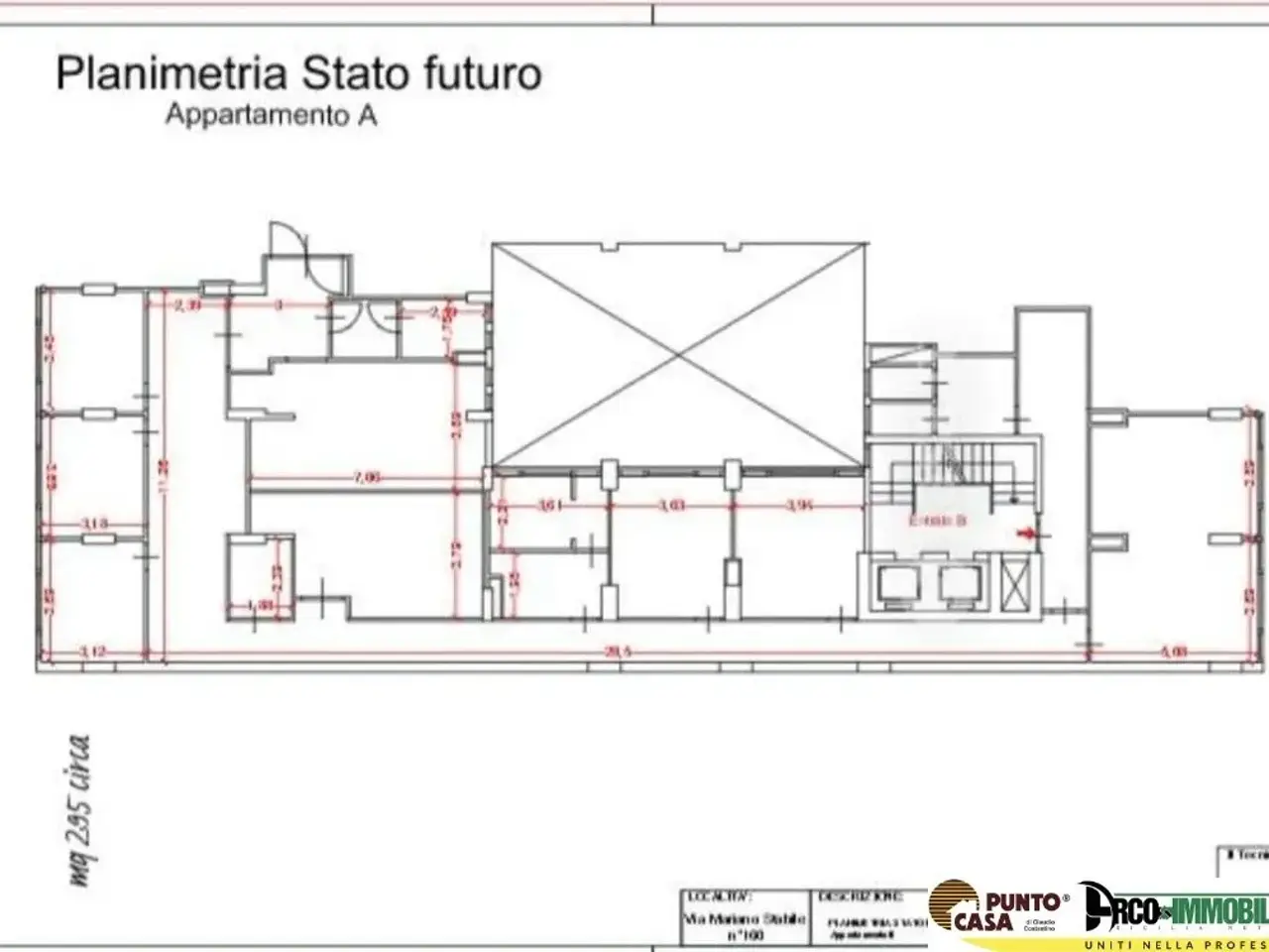 Ufficio in Via Mariano Stabile, Palermo, {3} - Planimetria 1