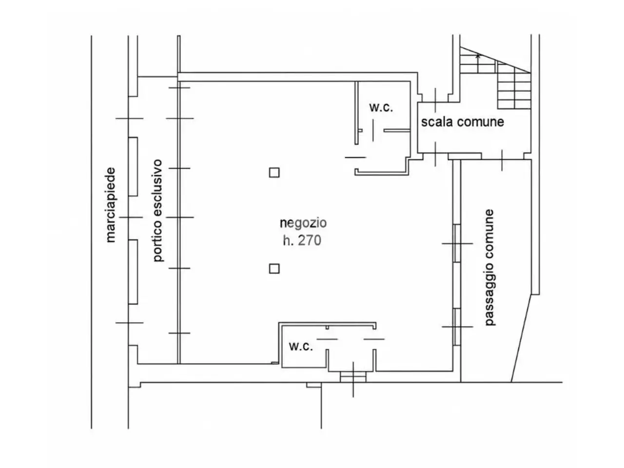 Ufficio in Via Badia, Gessate, {3} - Planimetria 1