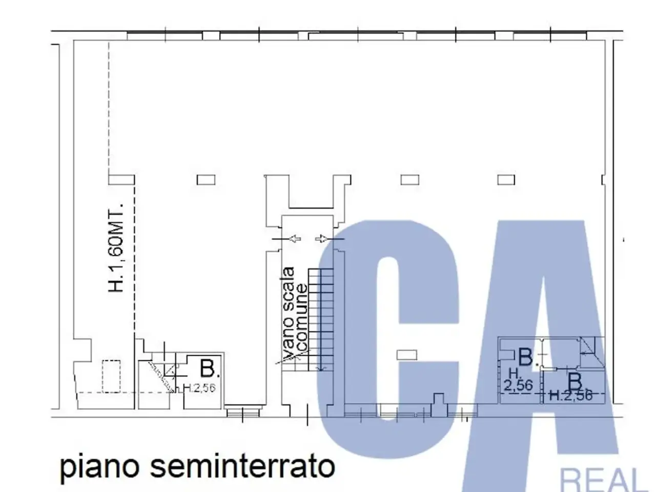 Ufficio in Piazzale Piola Gabrio, Milano, {3} - Planimetria 1