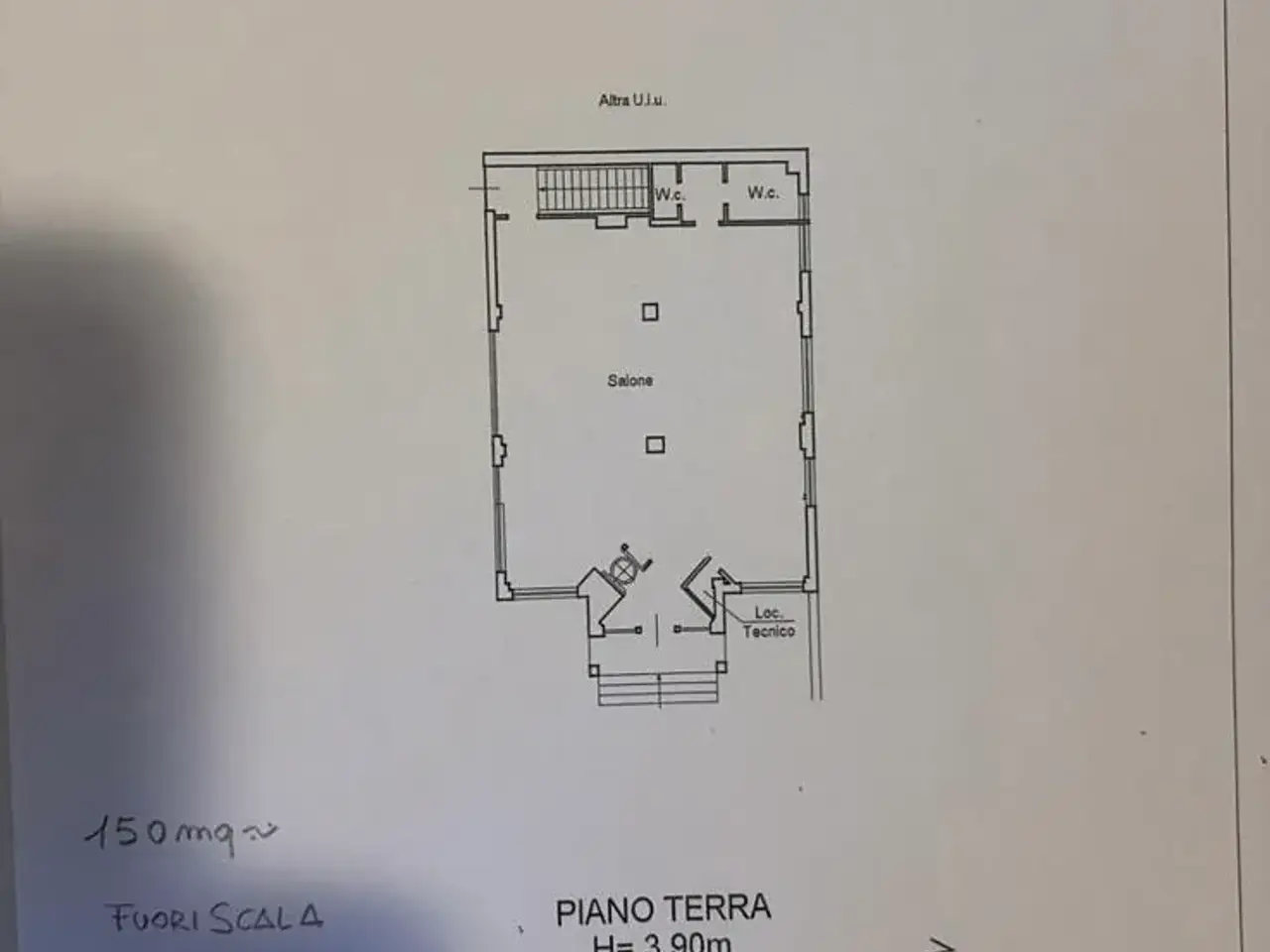 Negozio in Via del Rivo  19, Terni, {3} - Planimetria 1