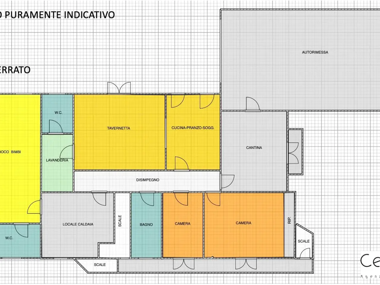 Villa in vendita, Montiano - Planimetria 1