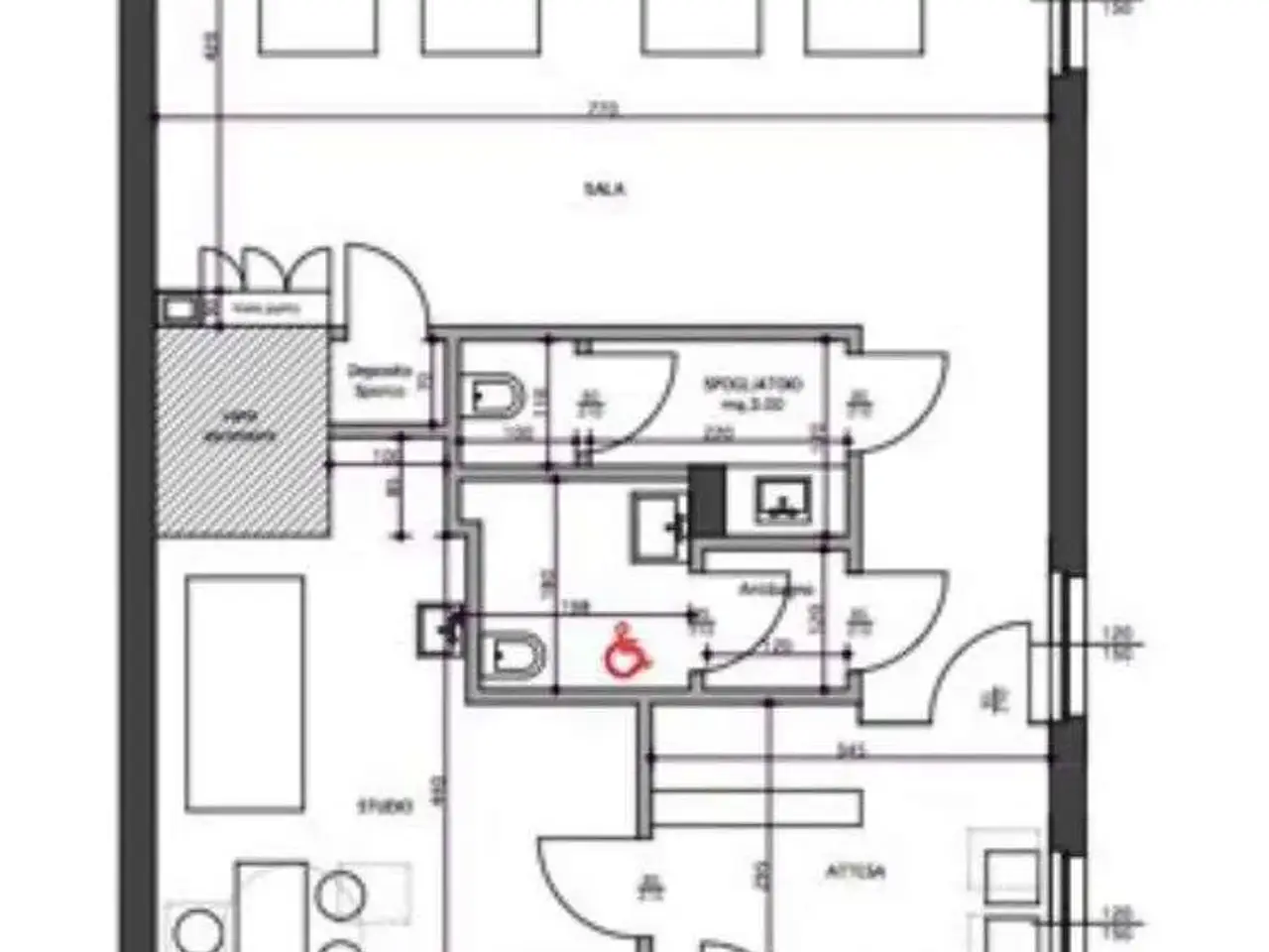 Ufficio in Via Santo Stefano 22, Lurago D'Erba, {3} - Planimetria 1