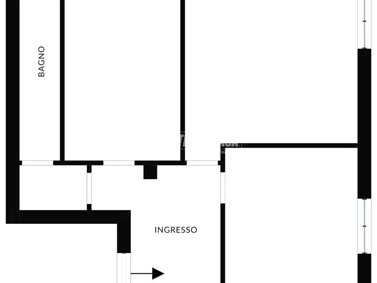 Ufficio in Via Benvenuto Cellini 21, Torino, {3} - Planimetria 1