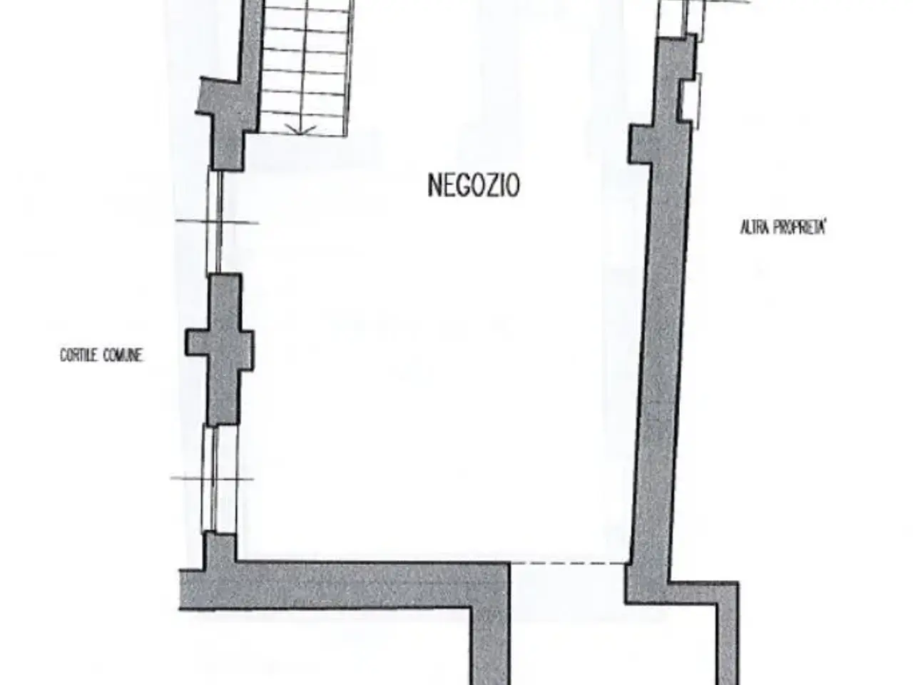 Negozio in Largo del Caleotto 22, Lecco, {3} - Planimetria 1