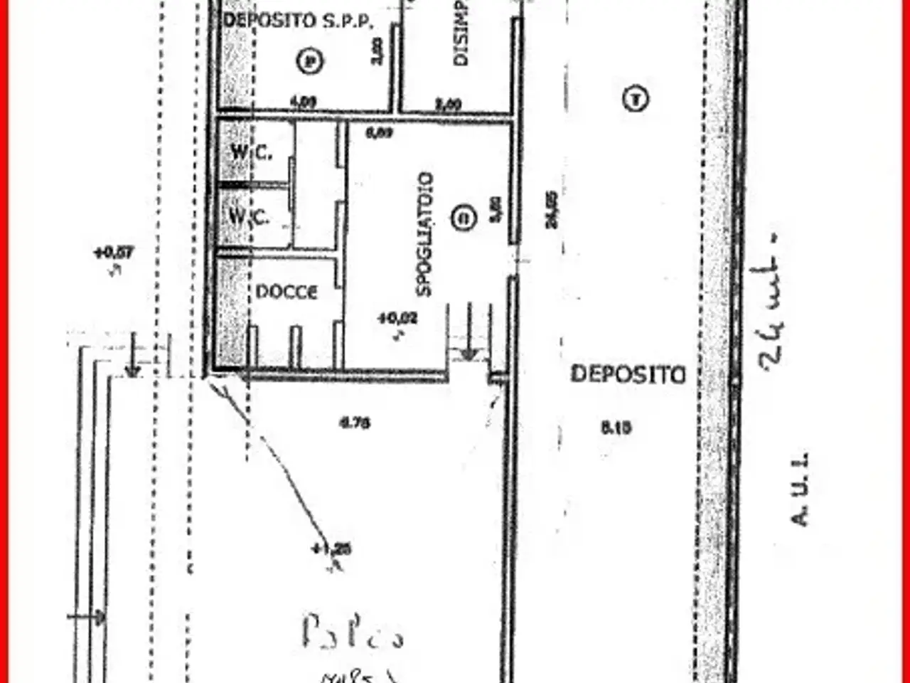 Magazzino in Achille Grandi, Parabiago, {3} - Planimetria 1