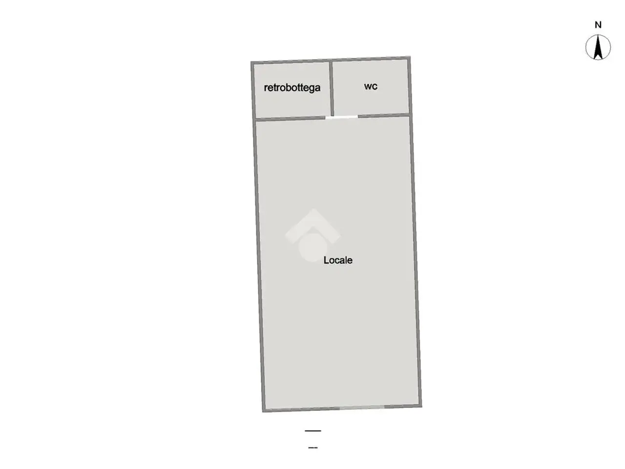 Negozio in Via Gaetano Poli 43, Portici, {3} - Planimetria 1