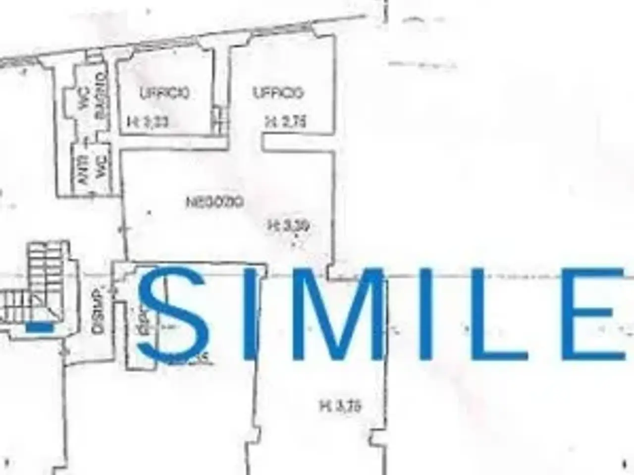 Negozio in Via Porta Rossa 8, Firenze, {3} - Planimetria 1