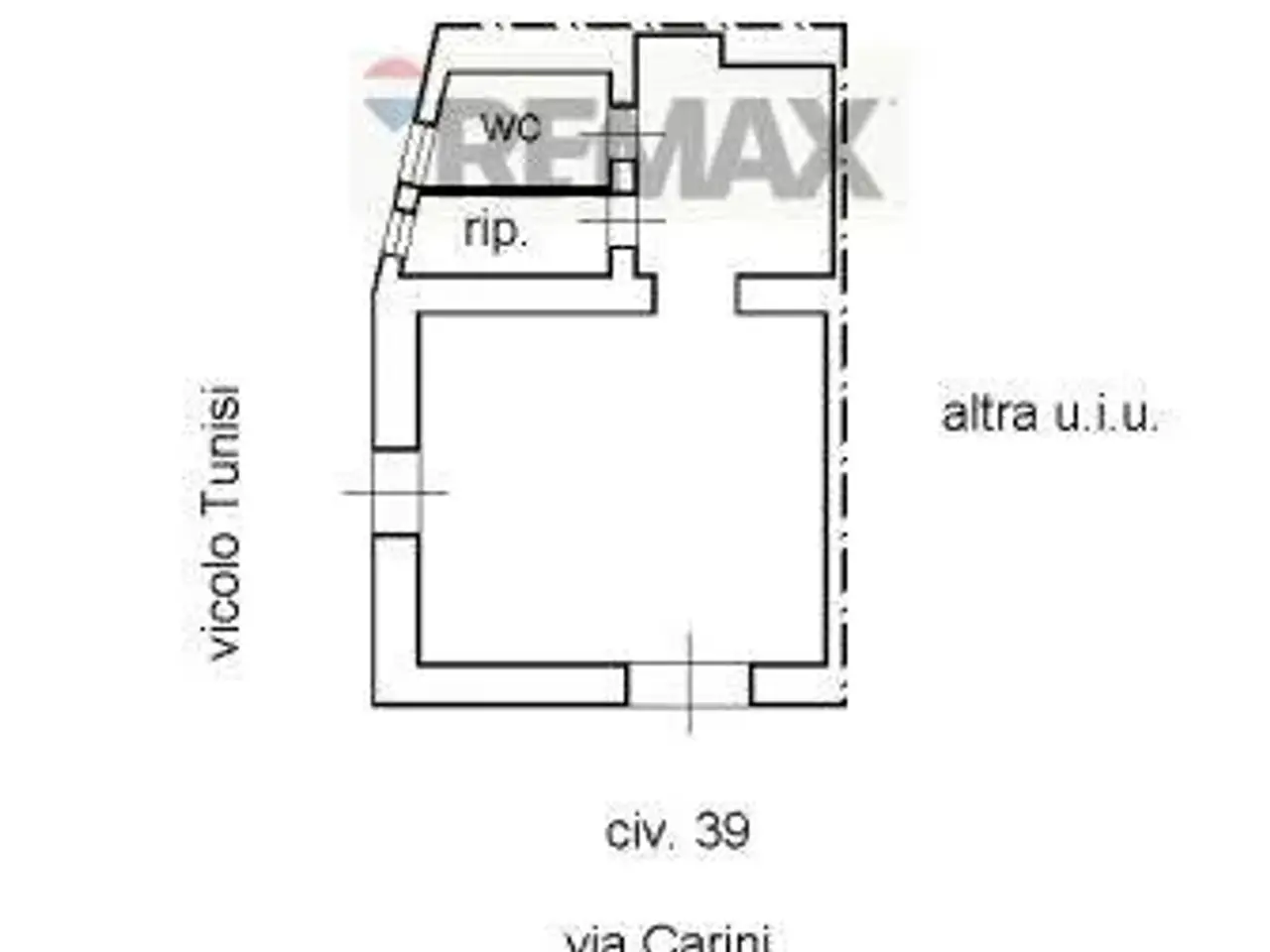 Negozio in Via Carini 39, Palermo, {3} - Planimetria 1