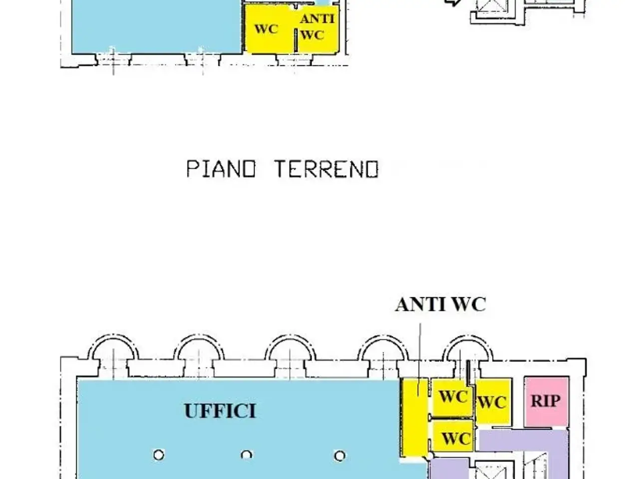 Ufficio in Spalto Borgoglio 81, Alessandria, {3} - Planimetria 1