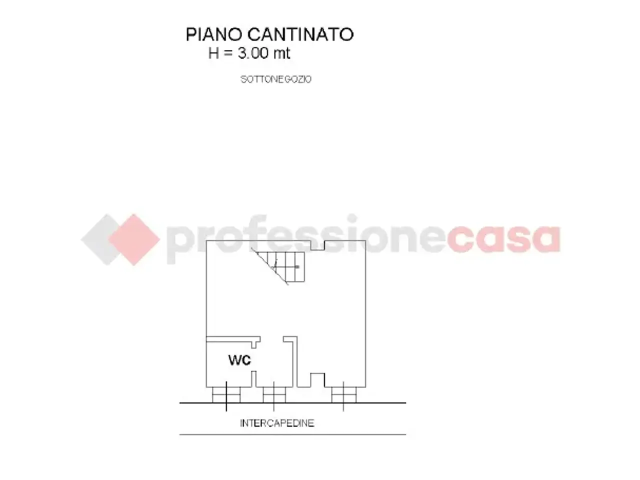 Negozio in Via Ludovica Abertoni, Roma, {3} - Planimetria 1