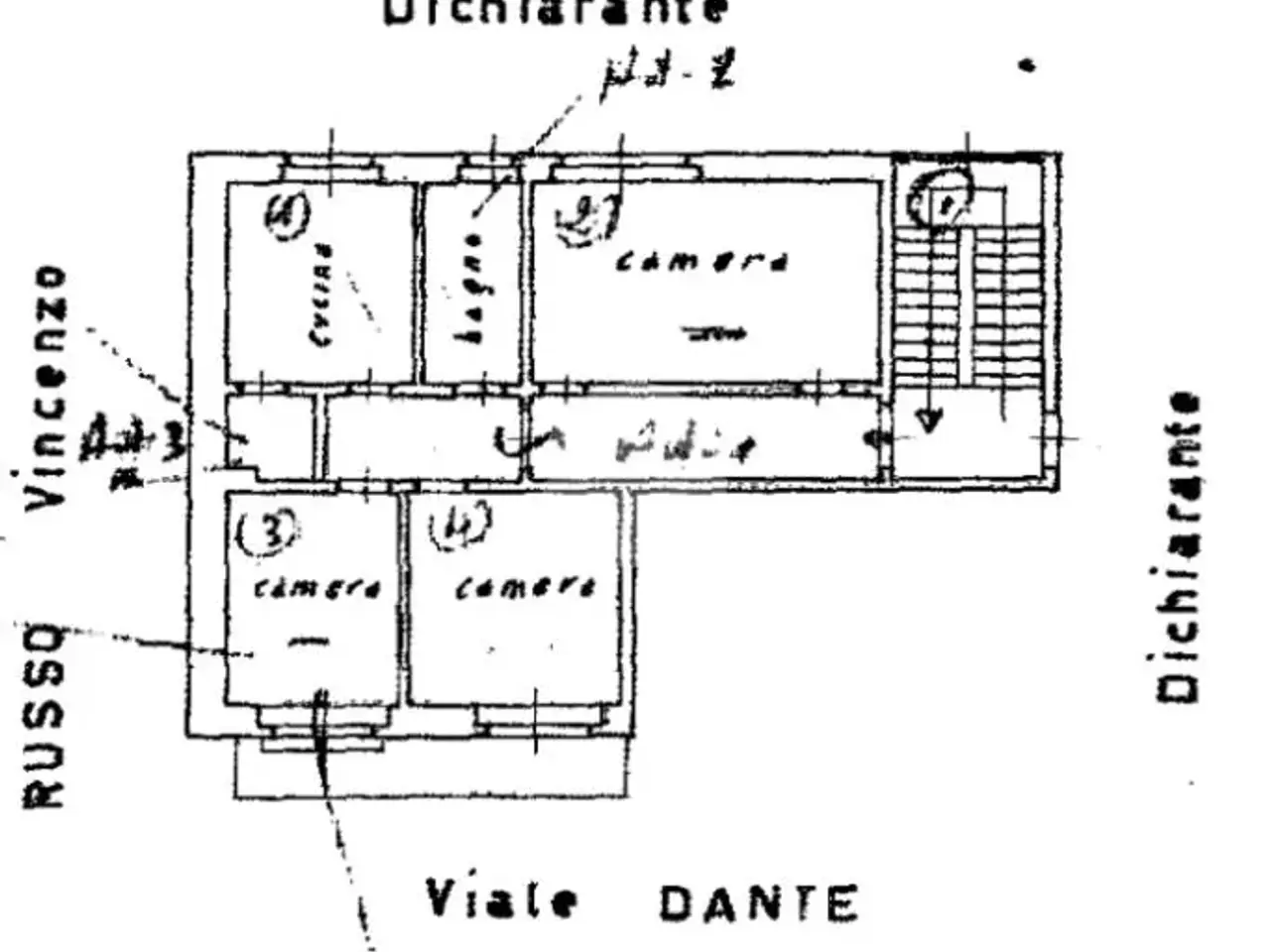 Ufficio in Viale Dante Alighieri 48, Cassino, {3} - Planimetria 1