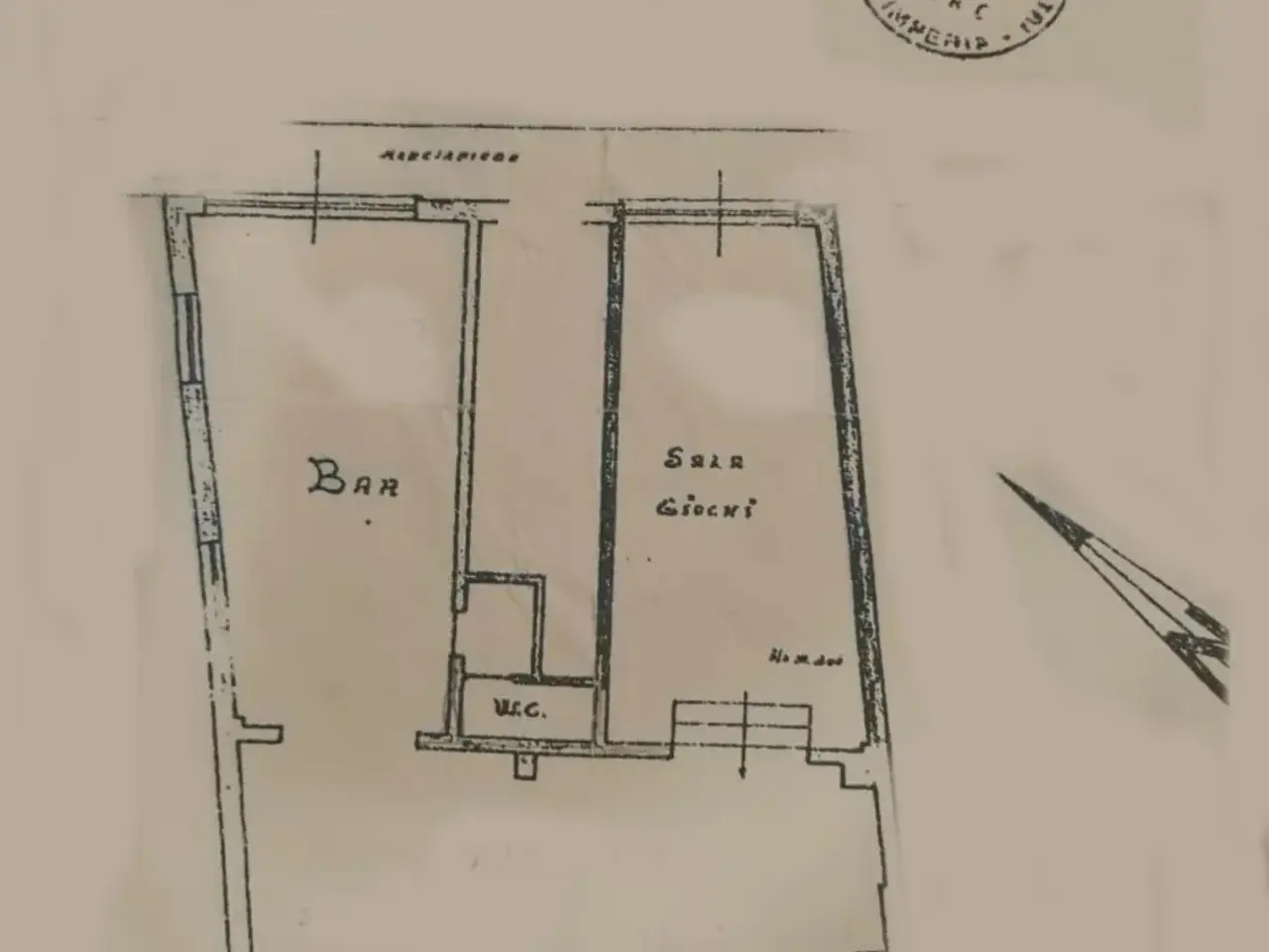 Negozio in Via Martiri della Libertà, Sanremo, {3} - Planimetria 1