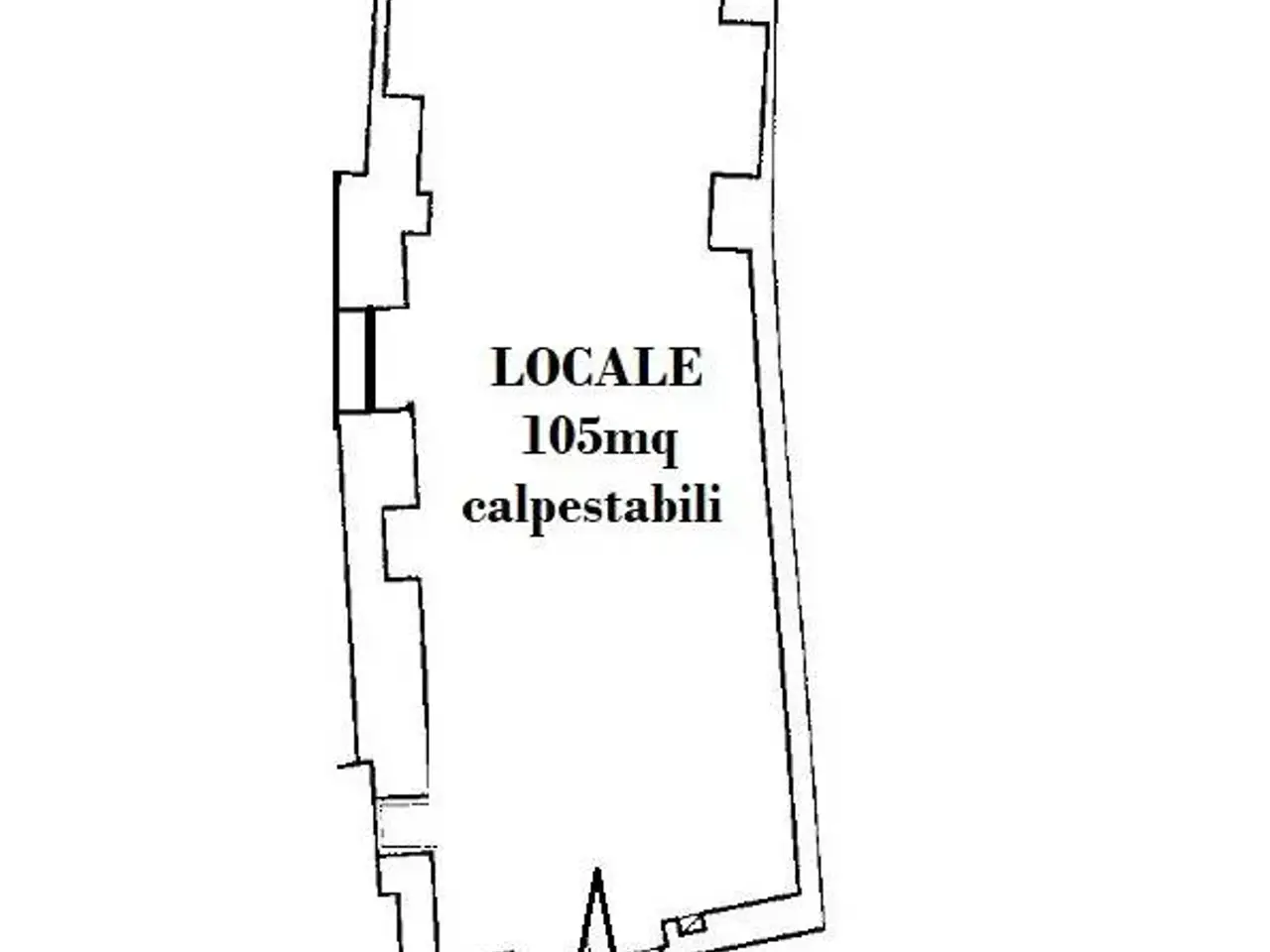Laboratorio in Via Sant'Angelo 38, Andria, {3} - Planimetria 1