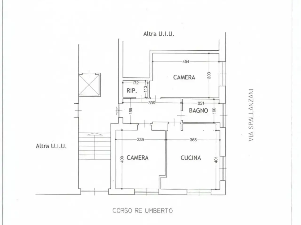 Trilocale in {3}, Corso Re Umberto 139 - Planimetria 1