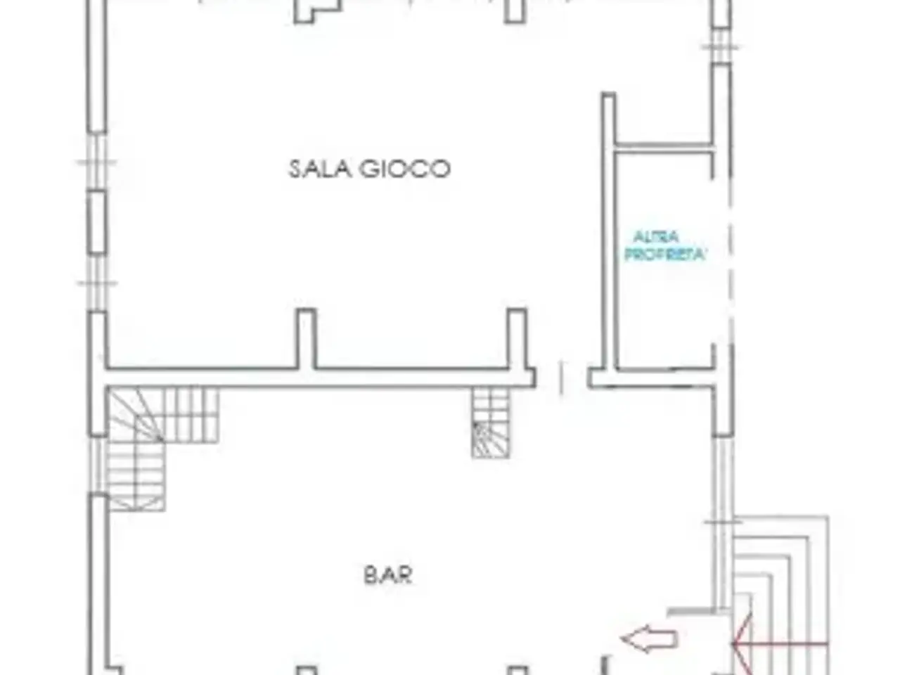 Negozio in Via Properzia 96, Gemona Del Friuli, {3} - Planimetria 1