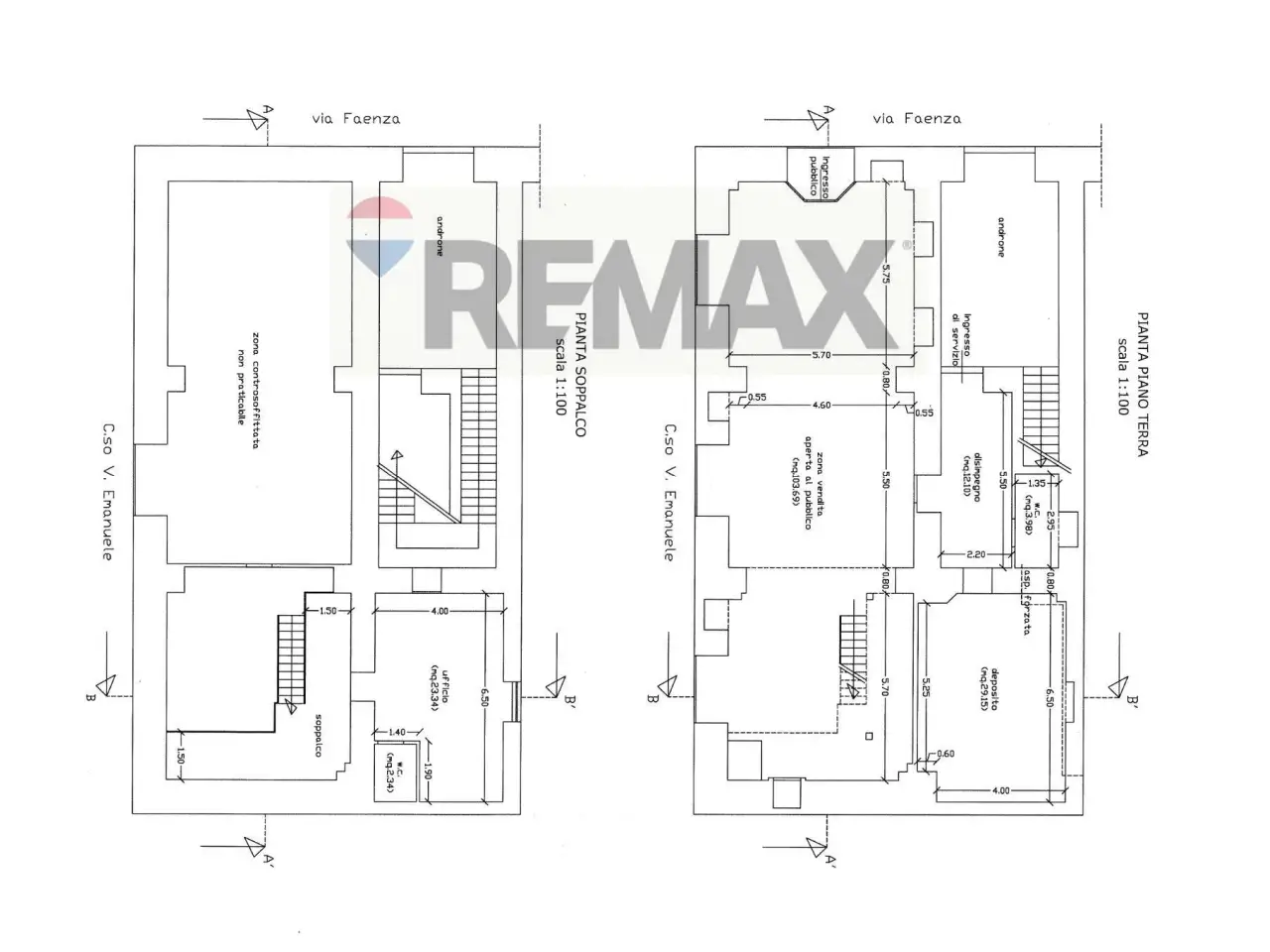 Negozio in Via Faenza 14, Triggiano, {3} - Planimetria 1