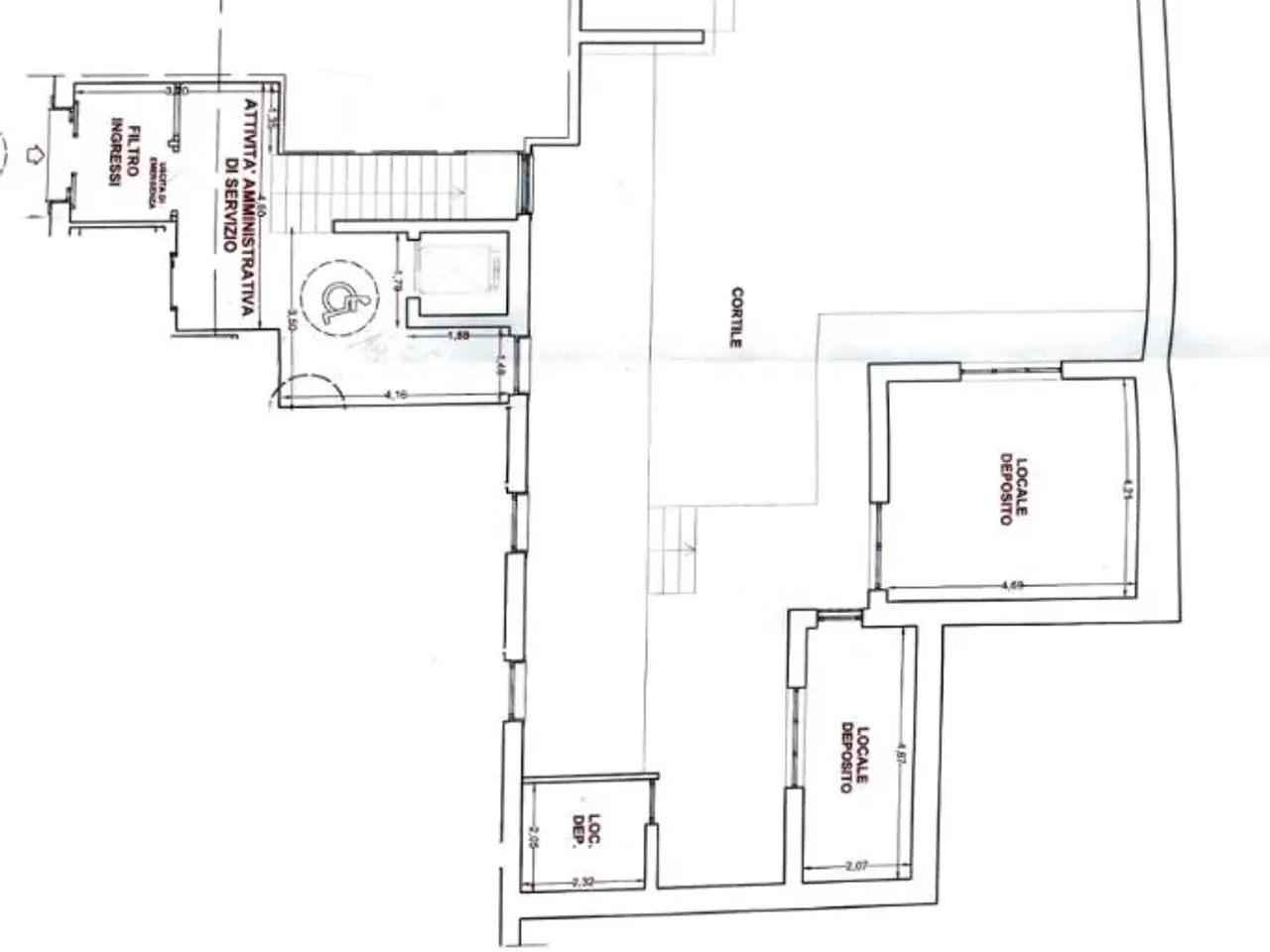 Ufficio in Via Aurelia Tarquinia 1, Montalto Di Castro, {3} - Planimetria 1