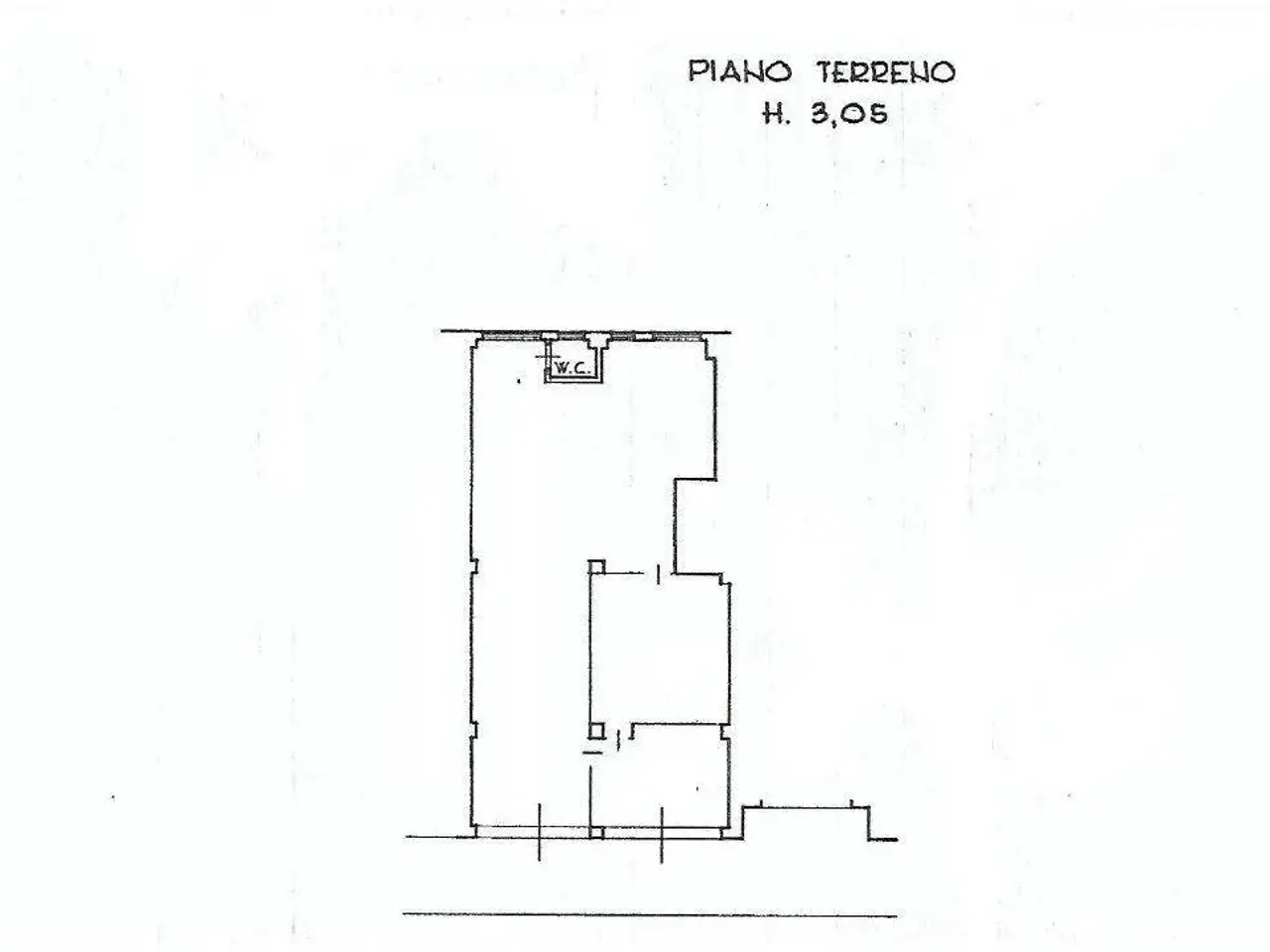 Negozio in Via Allori, Firenze, {3} - Planimetria 1