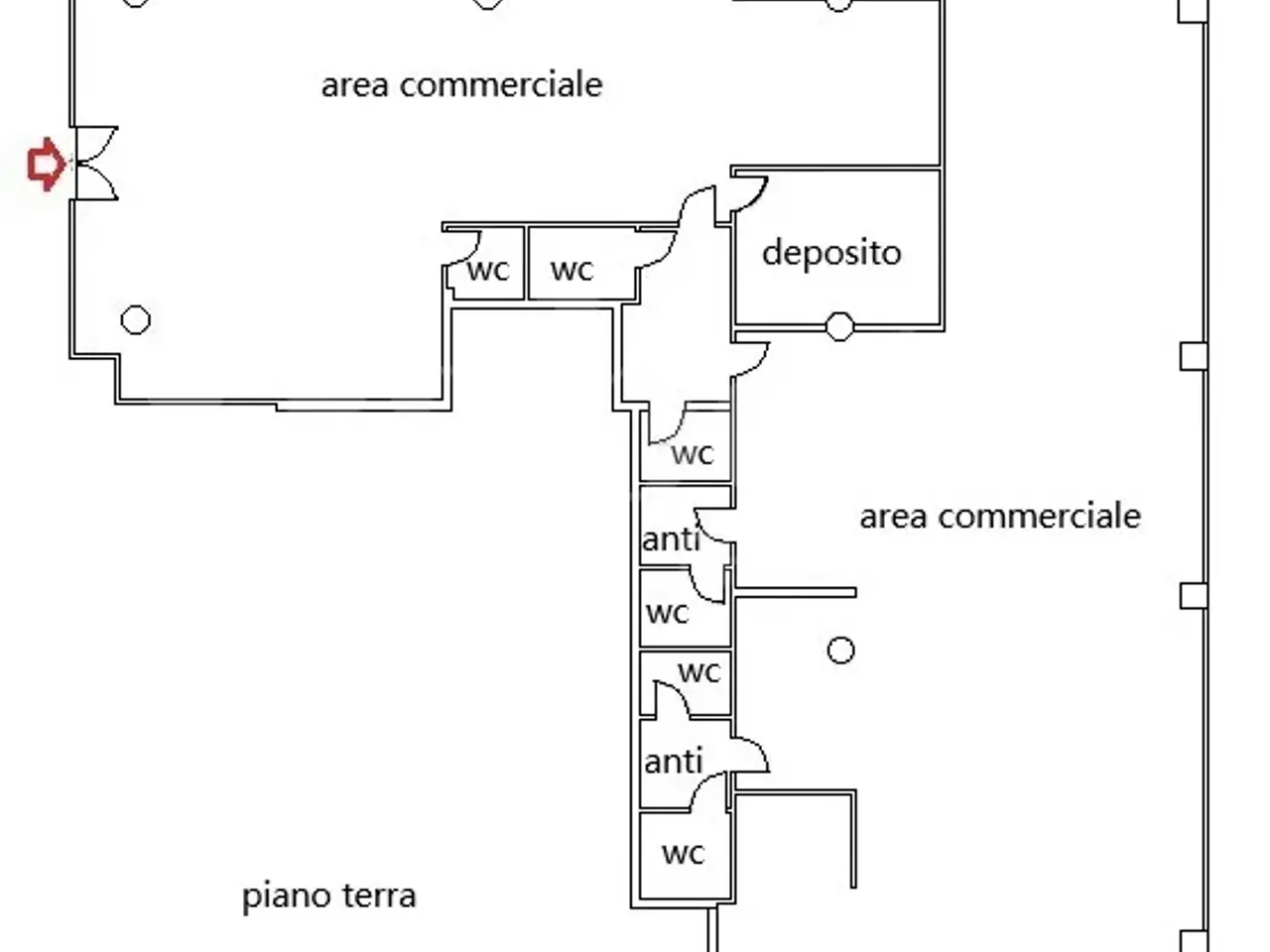 Negozio in , Padova, {3} - Planimetria 1