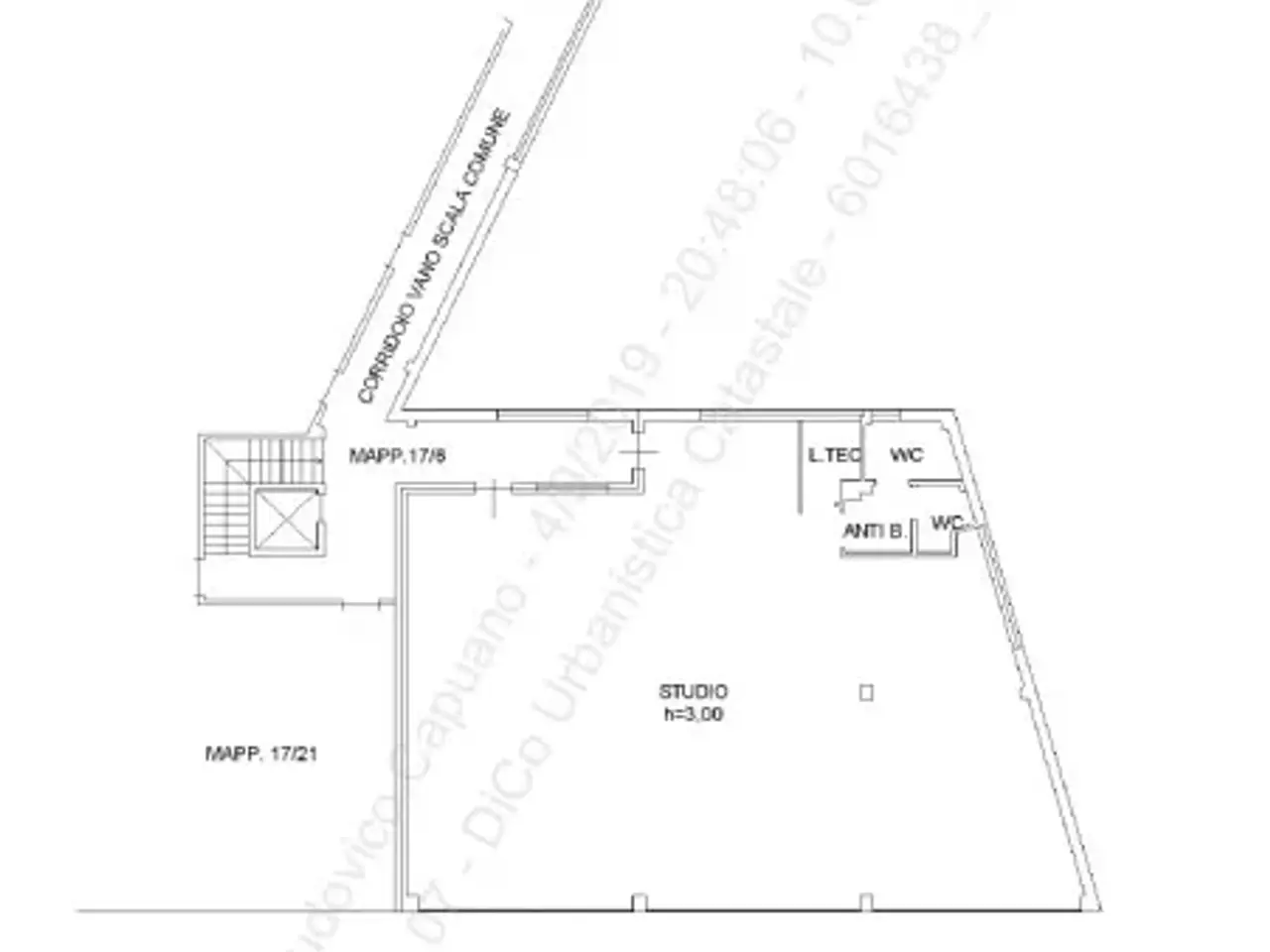 Ufficio in Via Aia Madama 30, Ostiglia, {3} - Planimetria 1