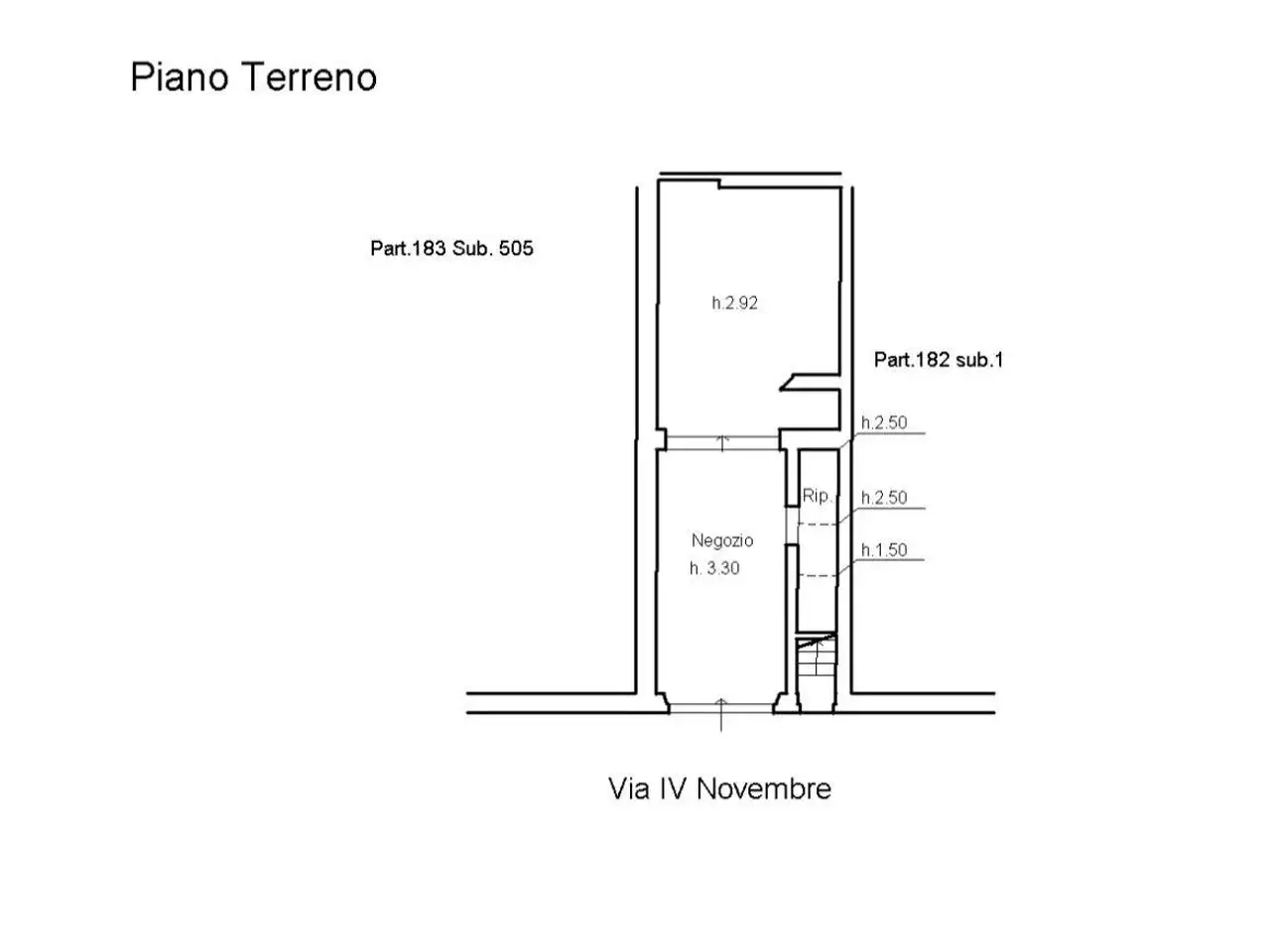 Negozio in Via Quattro Novembre 62, San Casciano In Val Di Pesa, {3} - Planimetria 1