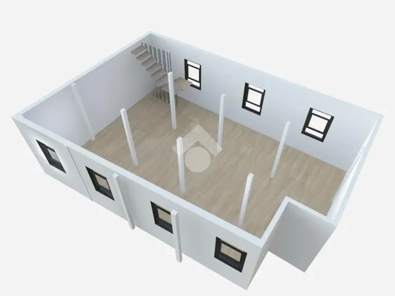 Palazzina commerciale in Corso Vittorio Emanuele II, Pescara, {3} - Planimetria 1
