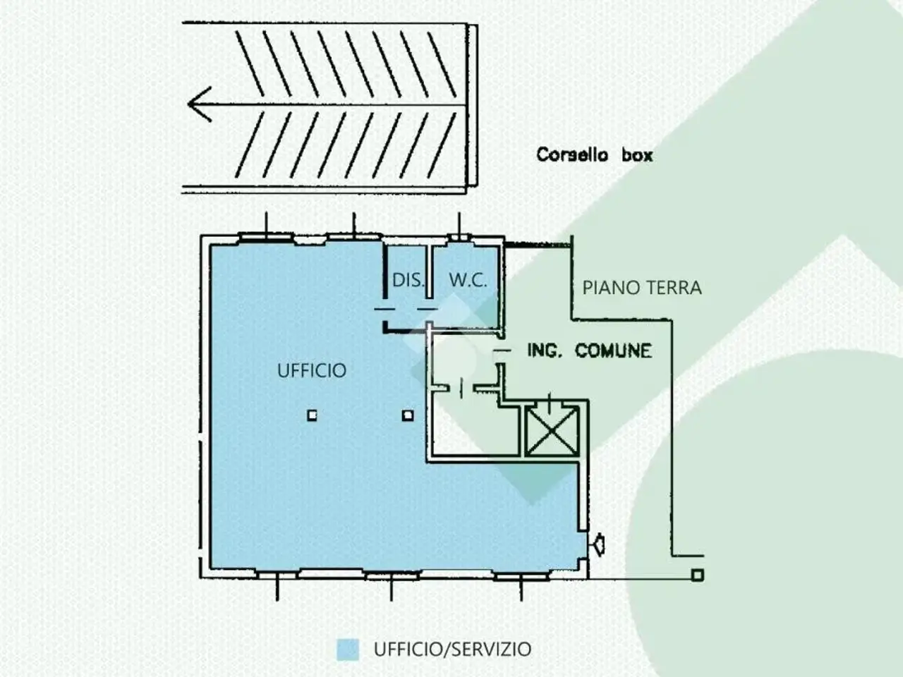 Ufficio in Via Pietro Mascagni 2, Lainate, {3} - Planimetria 1