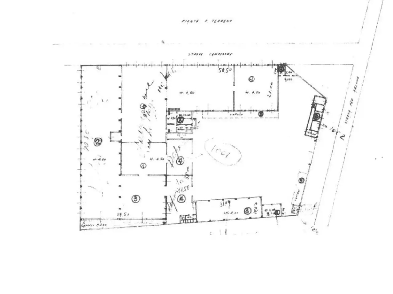 Capannone in Via S. Caterina da Siena 18, Corbetta, {3} - Planimetria 1