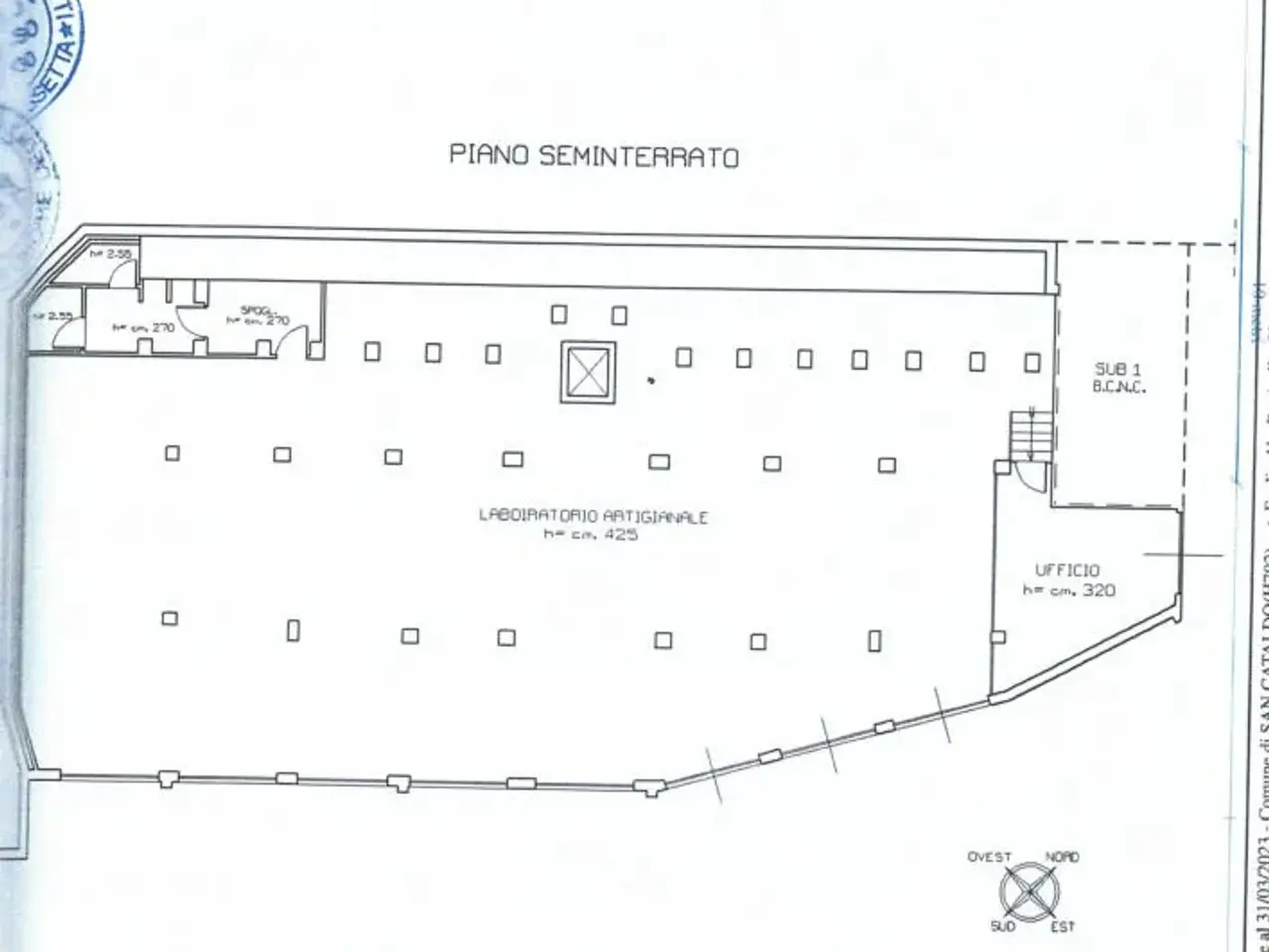 Magazzino in Viale dei Platani, San Cataldo, {3} - Planimetria 1