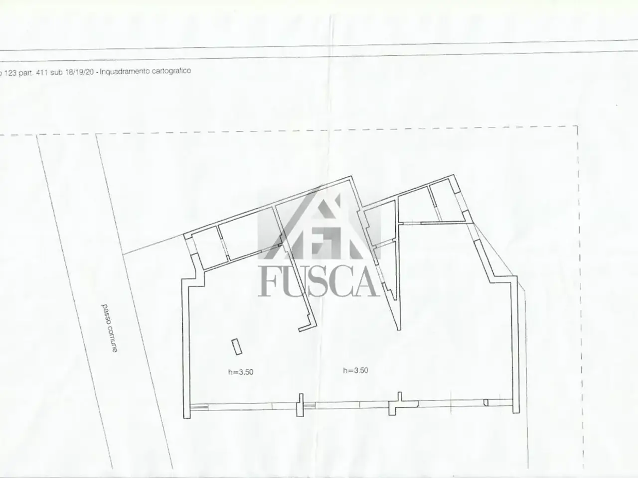 Palazzina commerciale in Via Sant'Anna, Lucca, {3} - Planimetria 1