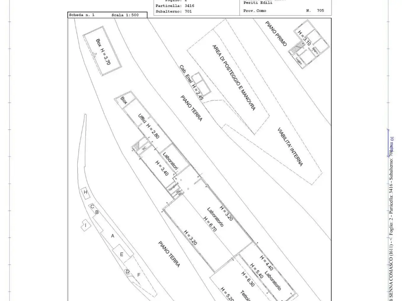 Negozio in Via Trecallo 6, Senna Comasco, {3} - Planimetria 1