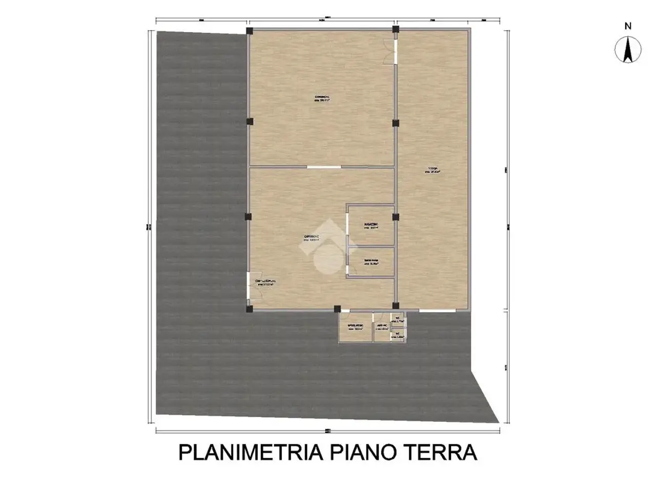 Capannone in Via Stradivari 16, Quinzano D'Oglio, {3} - Planimetria 1