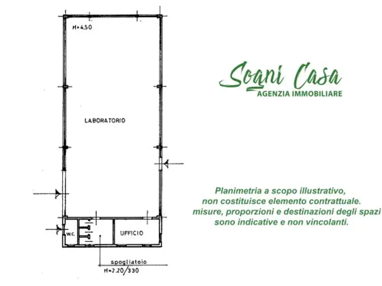 Capannone in Via Strera, Oleggio, {3} - Planimetria 1