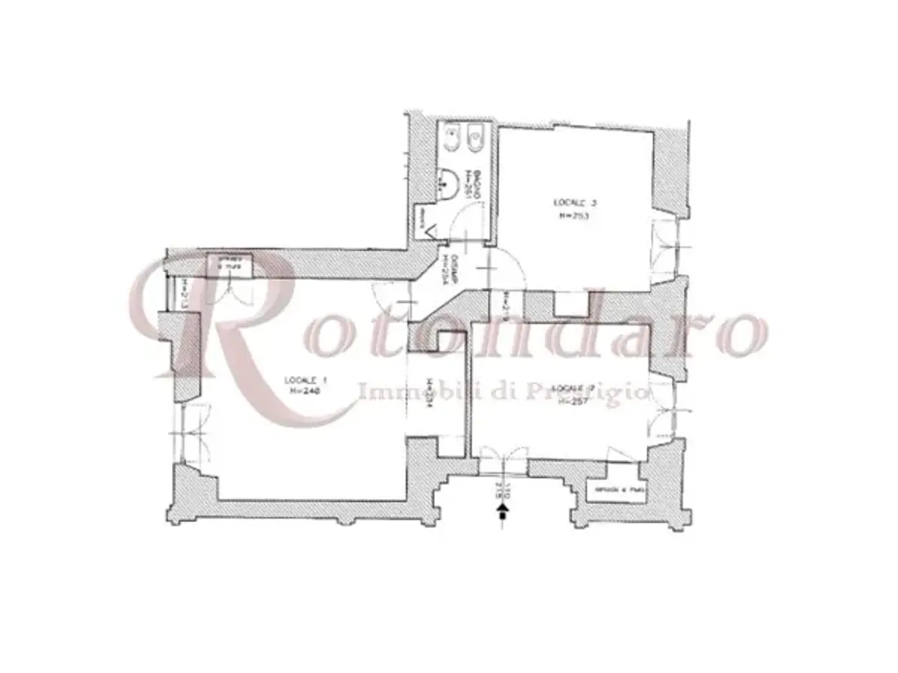 Ufficio in Corso Venezia, Milano, {3} - Planimetria 1