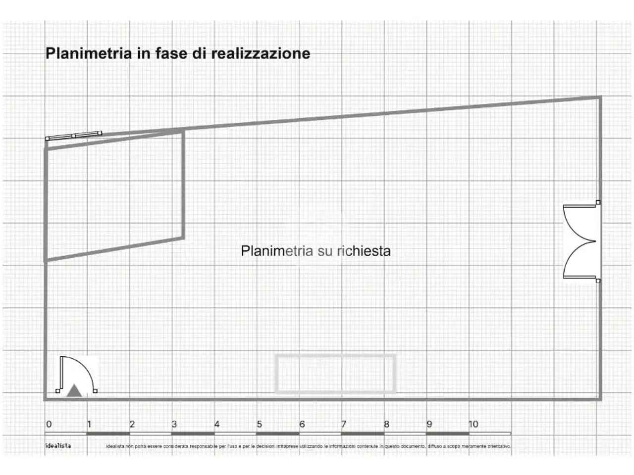 Negozio in Via V. Emanuele II 17, Roncadelle, {3} - Planimetria 1