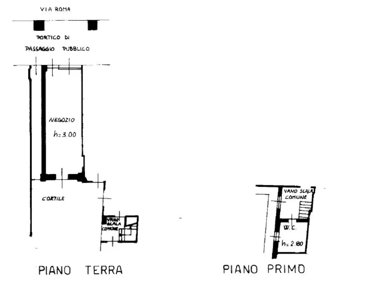 Negozio in Via Roma 57, Castelleone, {3} - Planimetria 1