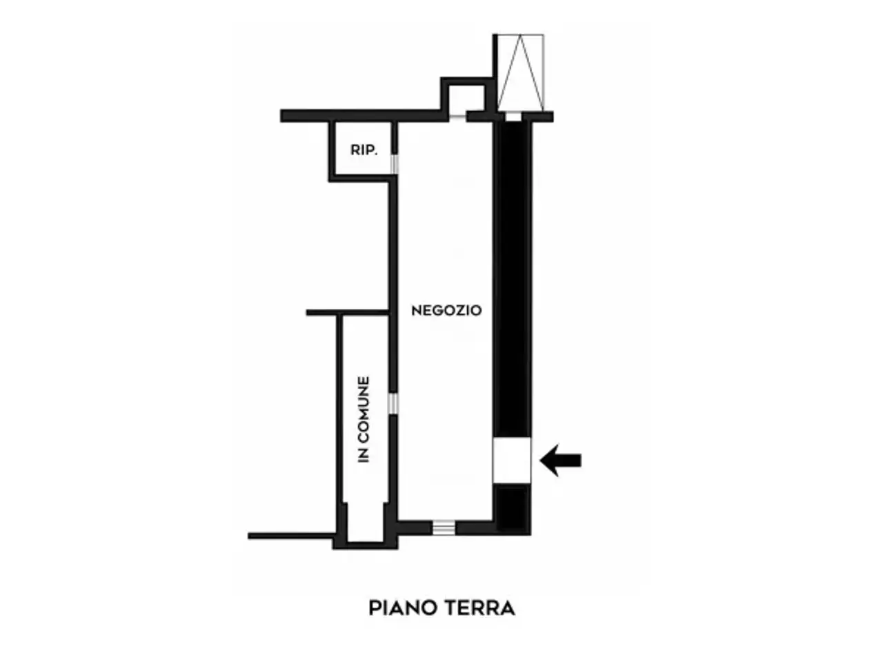 Negozio in Via 20 Settemb, Dozza, {3} - Planimetria 1